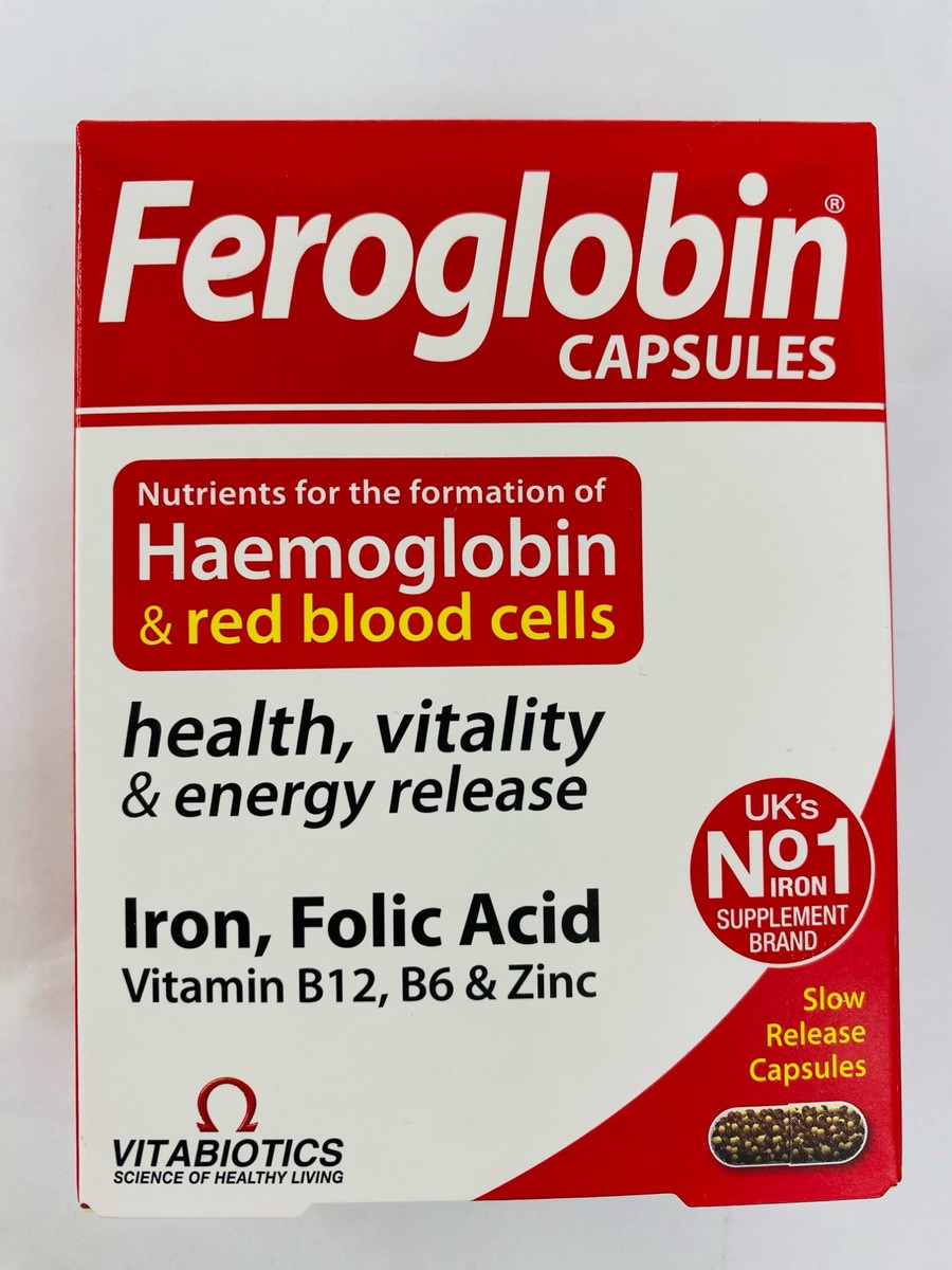 Feroglobin Capsules, 30 Capsules