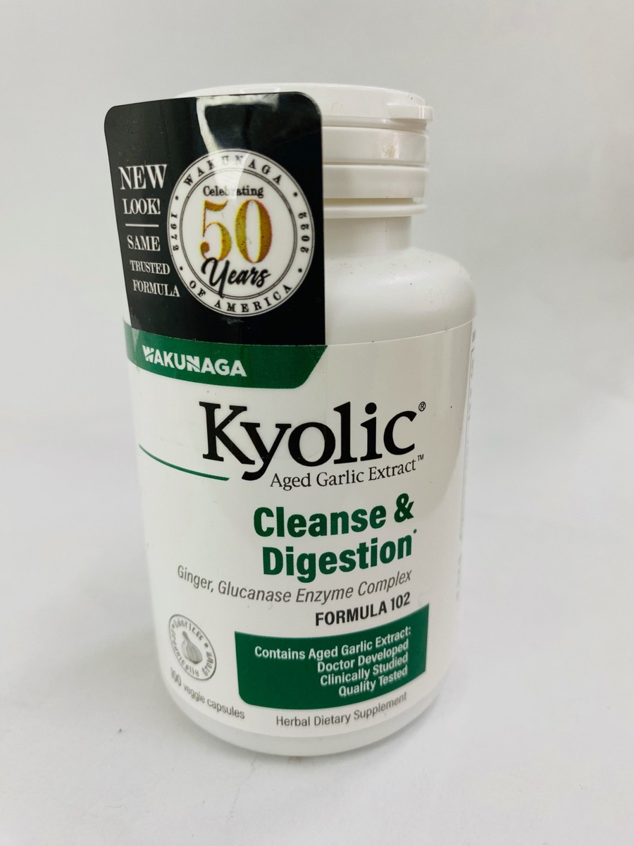 Kyolic Cleanse & DDigestion 100 Capsules