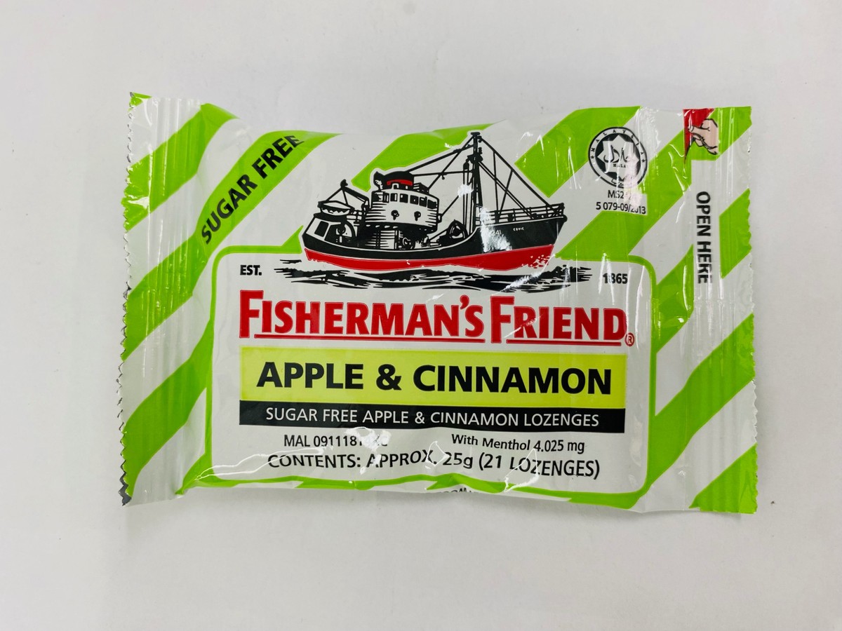 Fisherman's Friend Apple Cinnamon Sugar Free 21 Lozenges