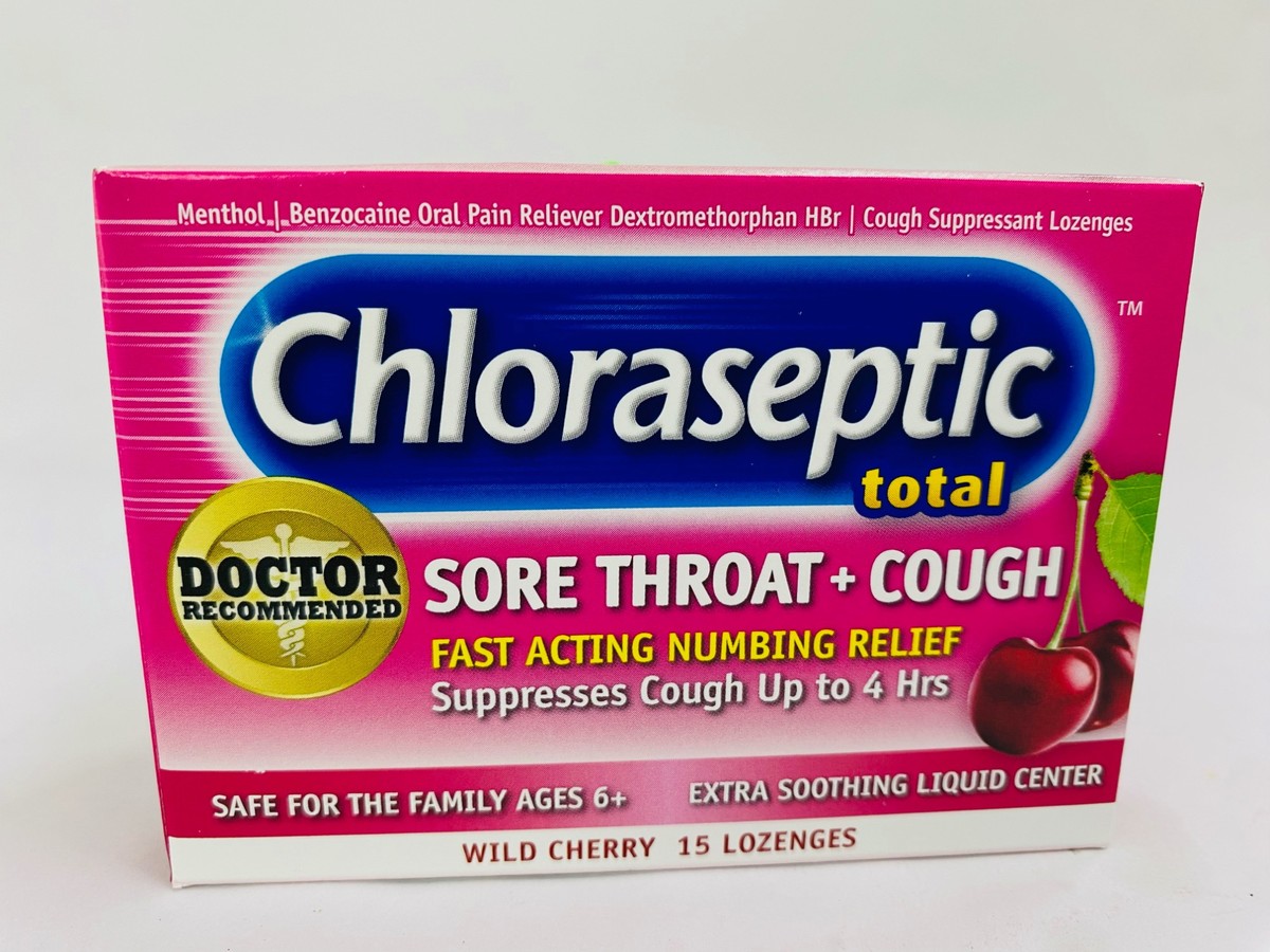 Chloraseptic Total Cherry 15 Lozenges