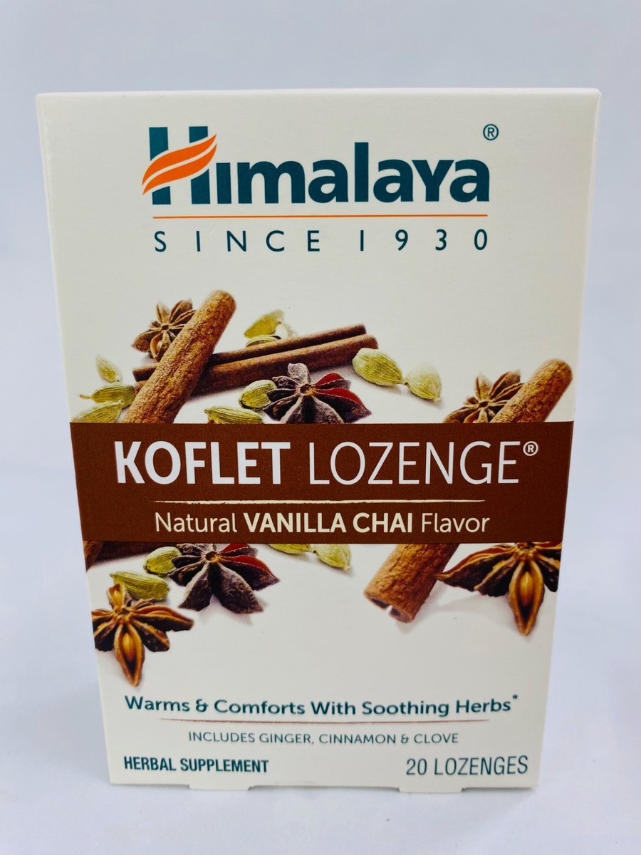 Himalaya Koflet Vanilla Chai Lozenge 20 Lozenges