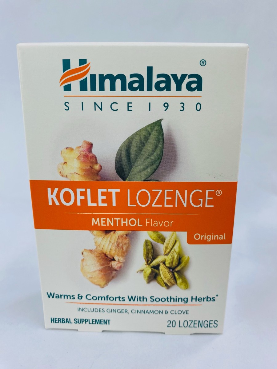 Himalaya Koflet Menthol Lozenge 20 Lozenges