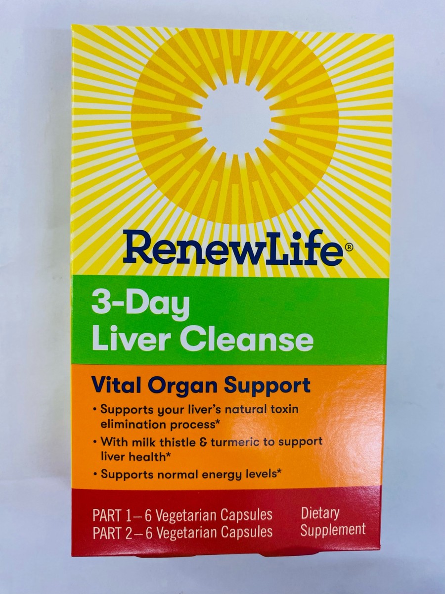 Renew Life 3-Day Liver Cleanse 12 Capsules