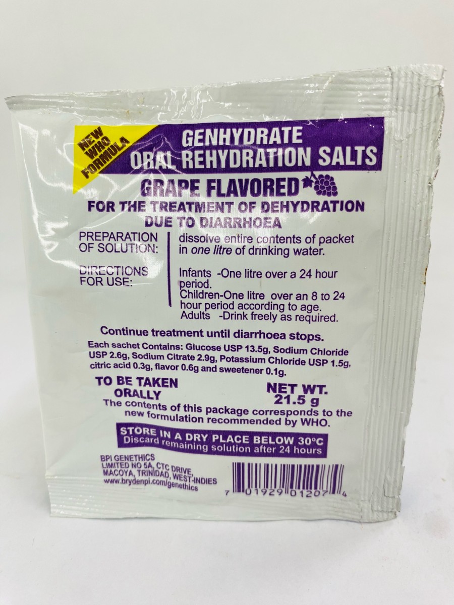 Genhydrate Grape Rehydration Salts