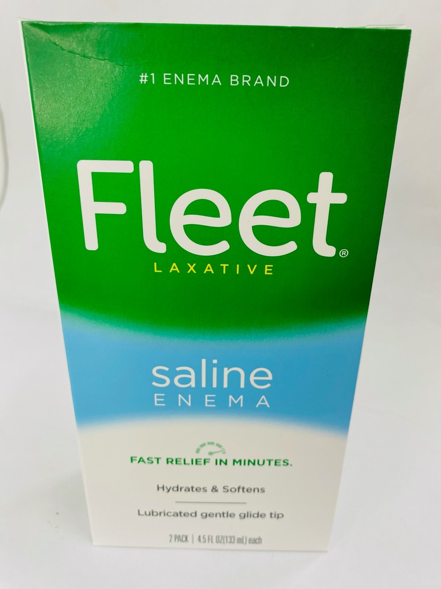 Fleet Laxative Saline Enema 2 Pack