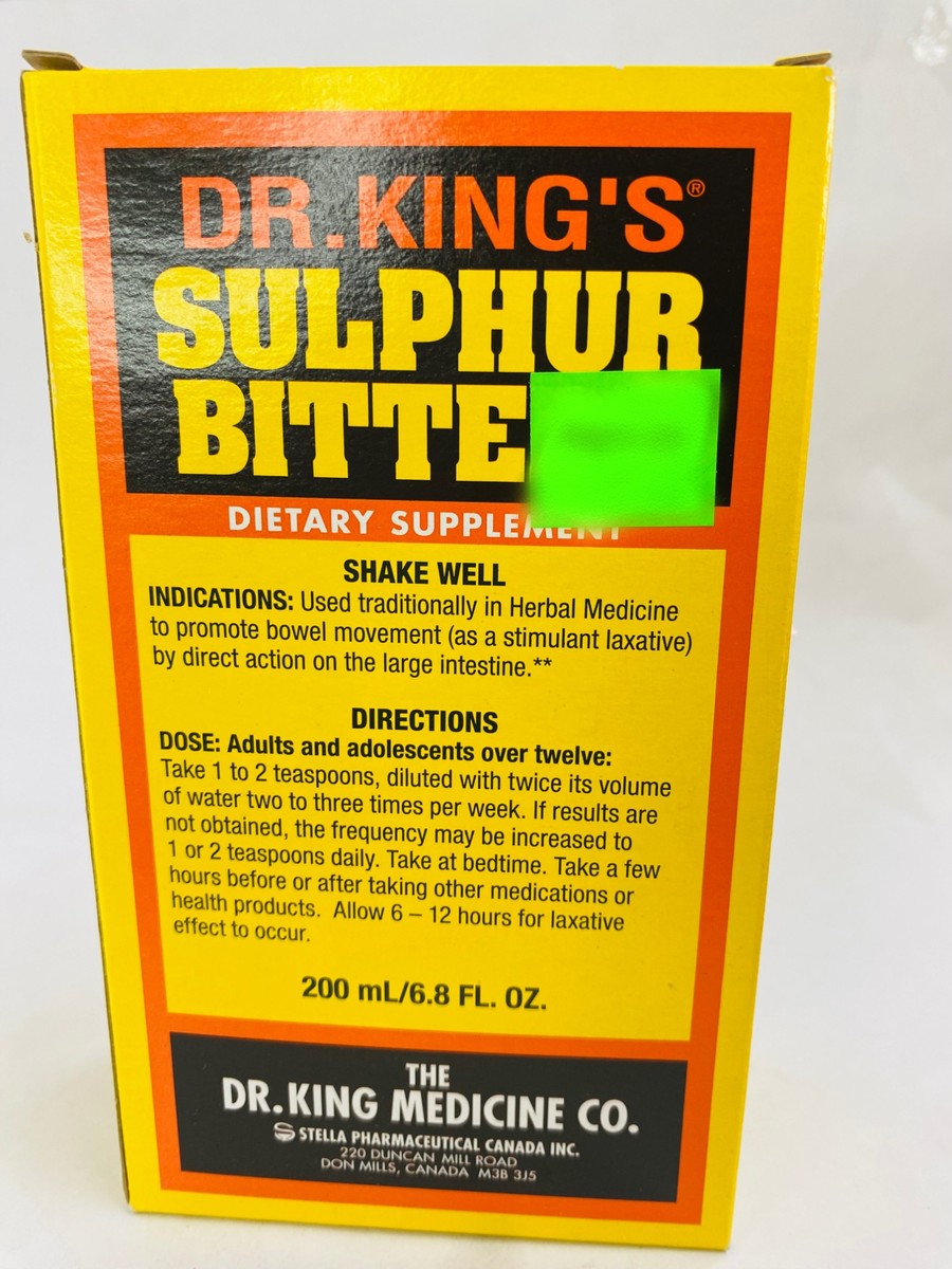 Dr. King's Sulphur Bitters 200ml
