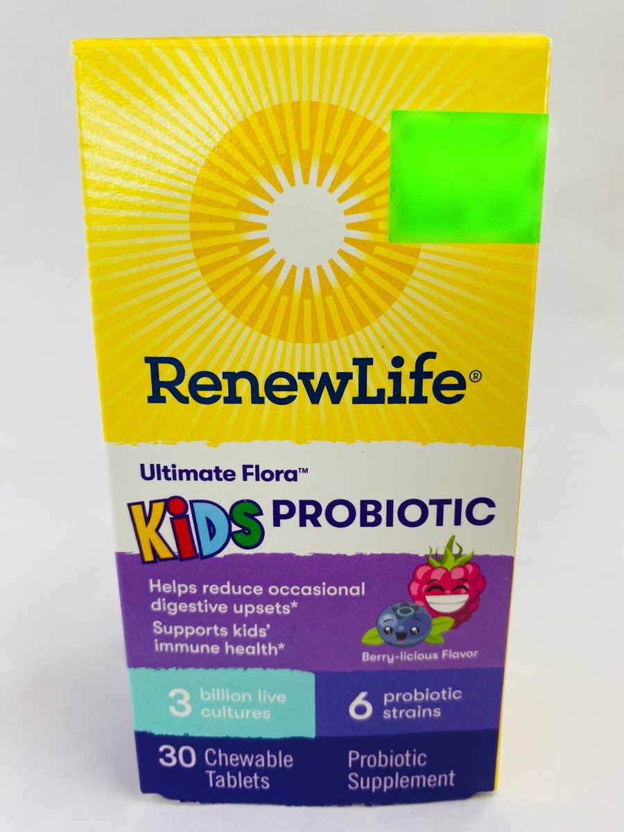 Renewlife Kids Probiotic 30 Chewable Tablets