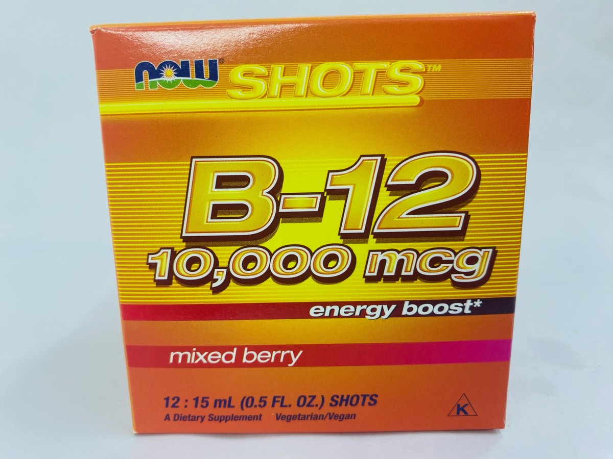NOW B12 Shots 12, 15ml Shots