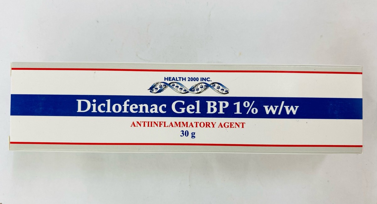 Health 2000 Diclofenac Gel BP 1% 30G