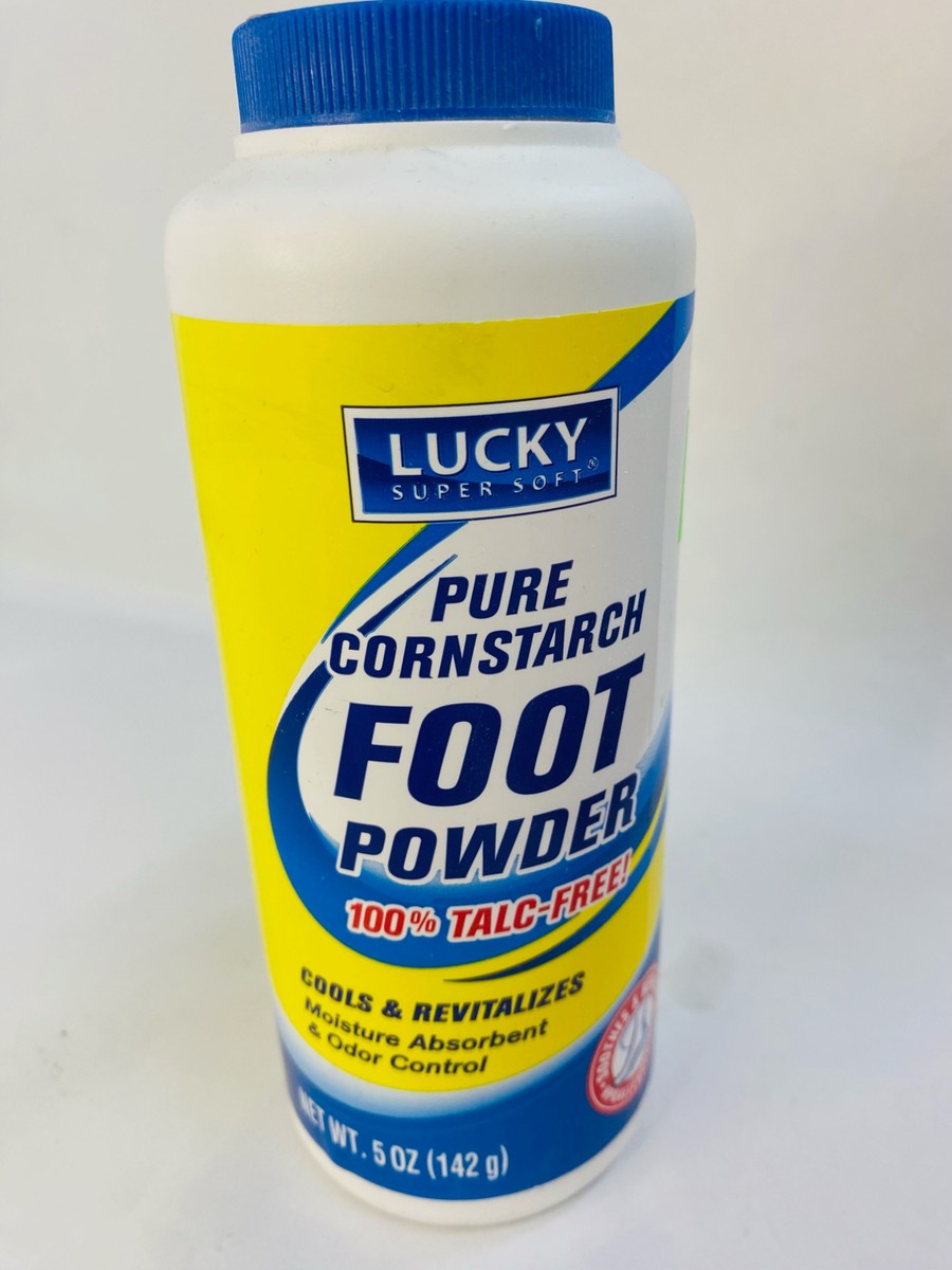 Lucky Pure Cornstarch Foot Powder 142g