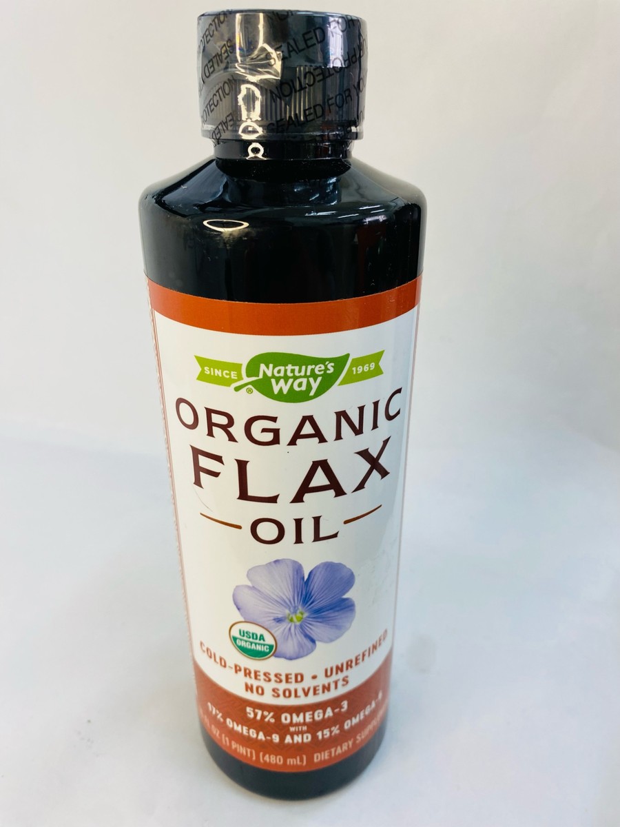 Nature's Way Organic Flax Oil 480ml