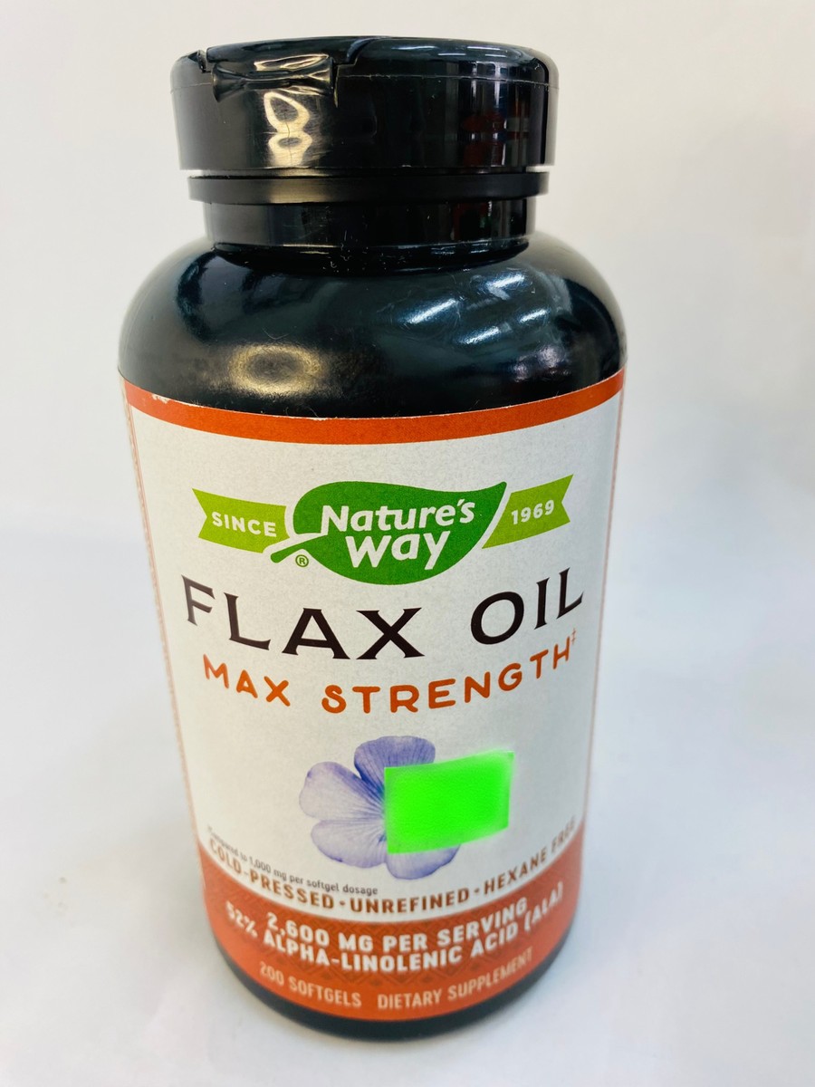 Nature's Way Flax Oil 200 Softgels