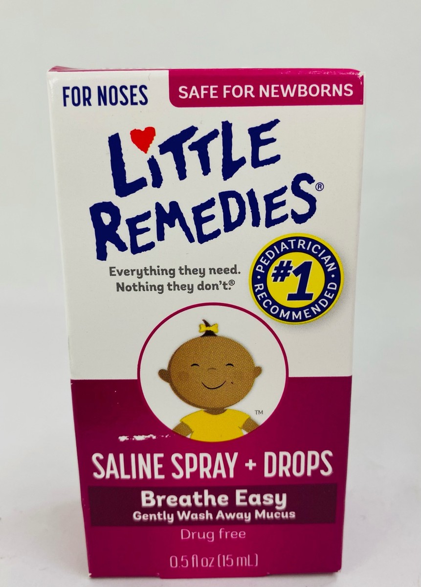 Little Remedies Saline Spray + Drops 15ml