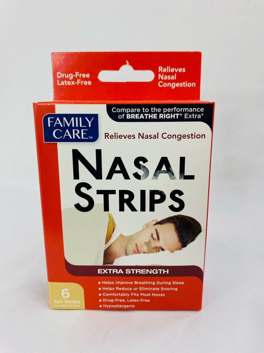 Family Care Nasal Strips, 6 Strips