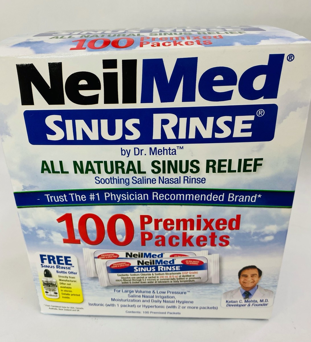 Neil Med Sinus Rinse Kit 100 Packets