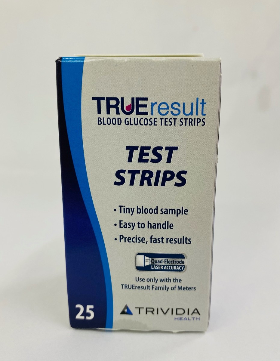 True Result 25 Test Strips