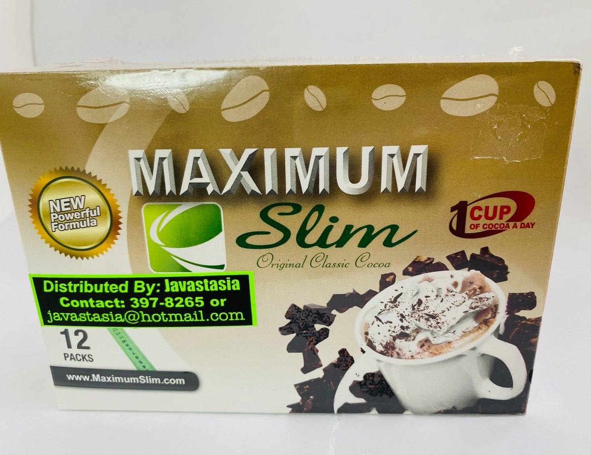 Maximum Slim Original Classic Cocoa 12 Packs