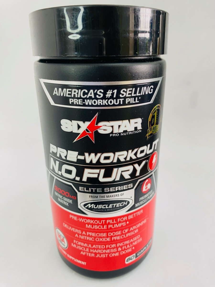 Pre- Workout NO Fury 60 Caplets