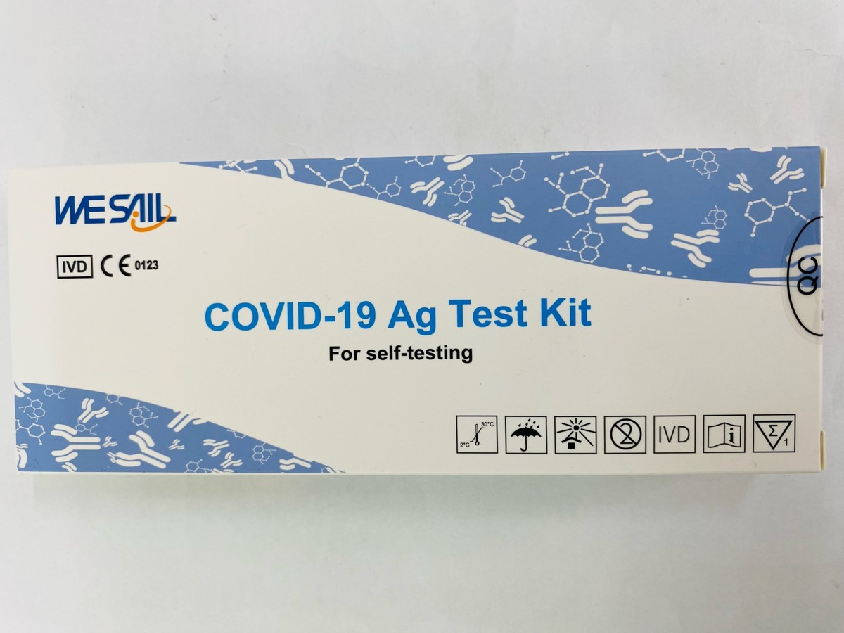 Wesail Covid-19 Ag Test Kit, 1 Test