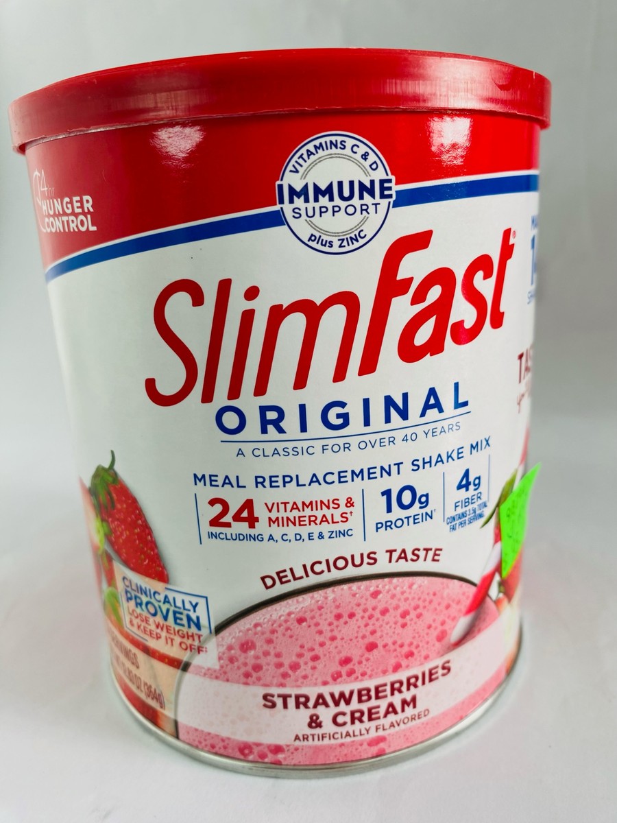 SlimFast Original 364g Strawberries and cream