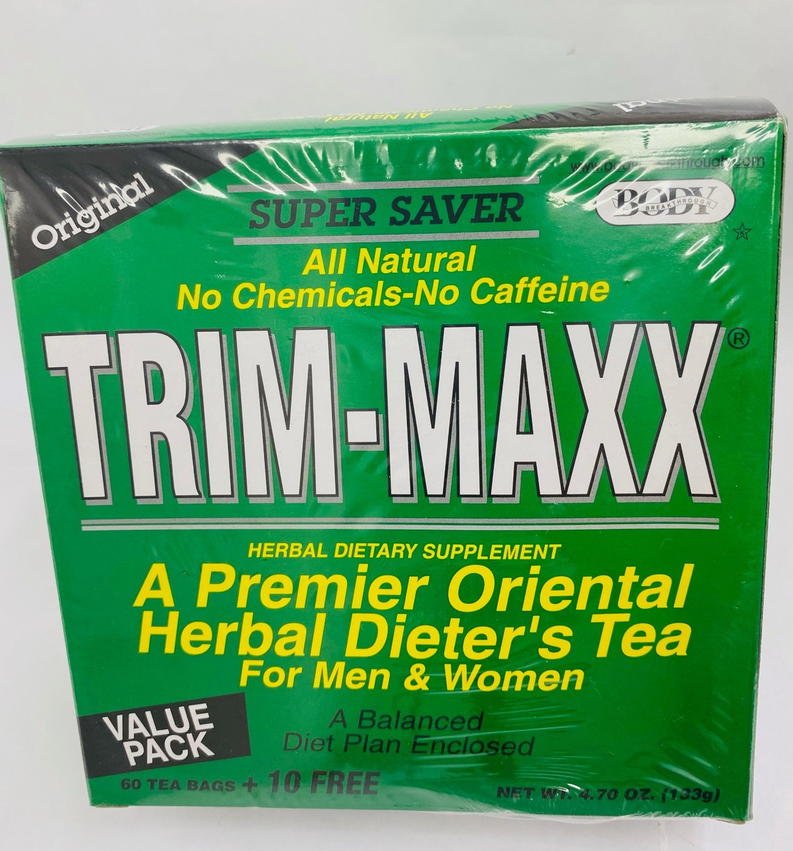 Trim-Maxx Original 60 Bags + 10 Free 133g