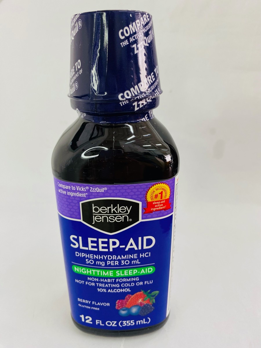 Berkley Jensen Sleep Aid Berry Flavor 355ml