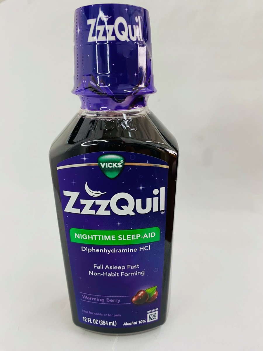 Vicks Zzz Quil Nighttime Sleep Aid Warming Berry 354ml