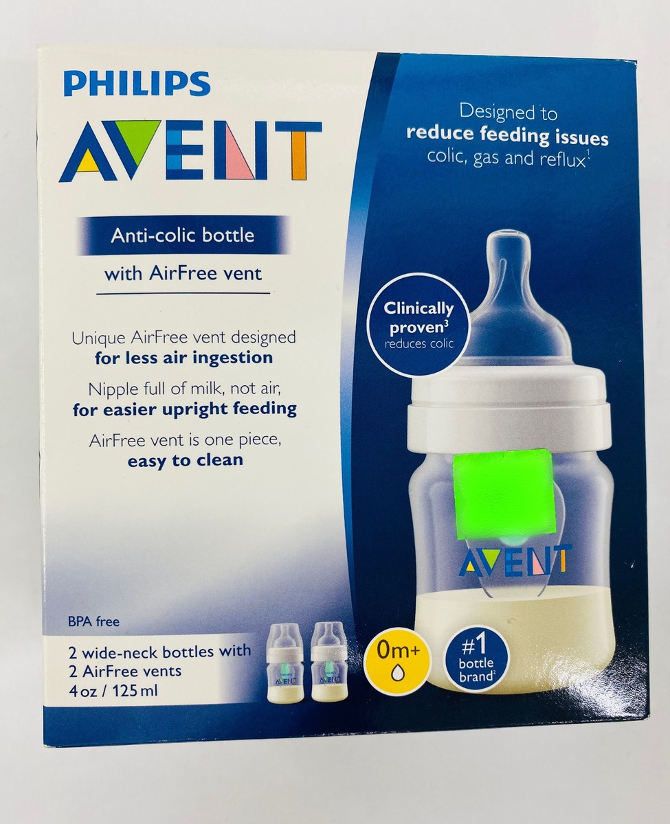 Avent Anti-colic Bottle Wide neck 2x 4oz