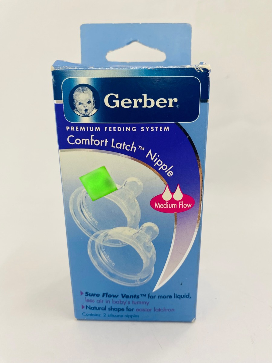 Gerber Nipple Medium Flow x2