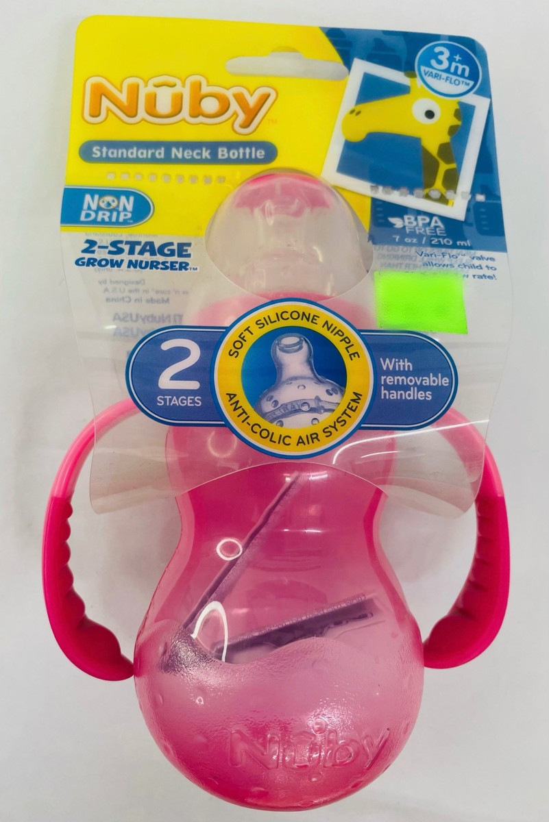Nuby Standard Neck Bottle 210ml 3m+