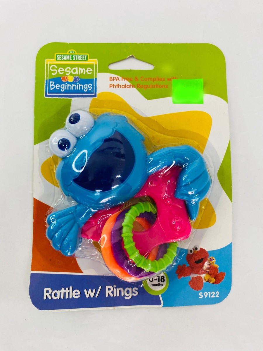 Sesame Street Rattle with Rings