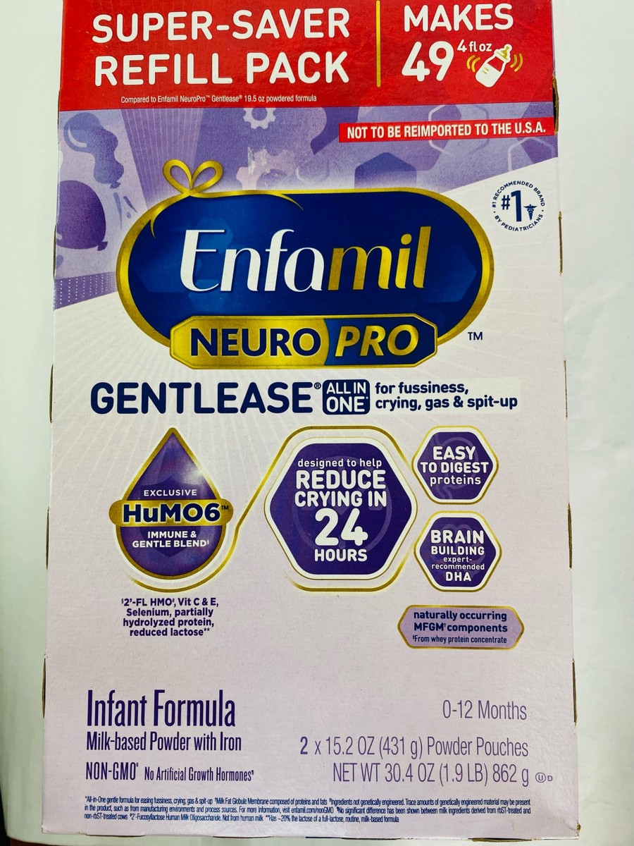 Enfamil Gentlease Refill Pack 0-12 months 2x 431g