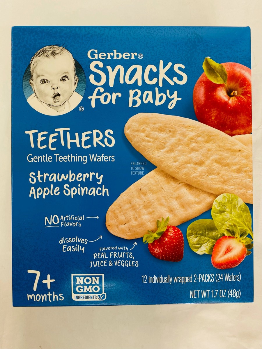 Gerber Snacks for Baby Gentle Teether Wafers 7+ months