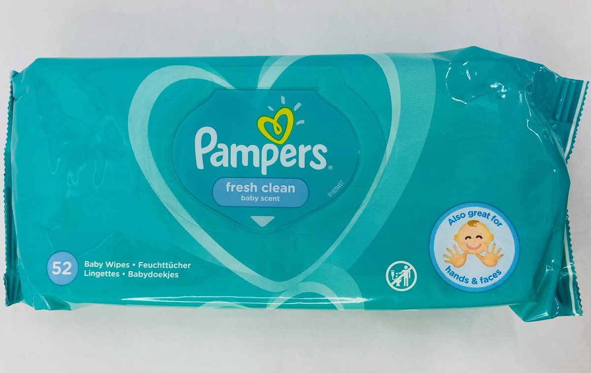 Pampers Fresh Clean Baby Wipes 52 Wipes
