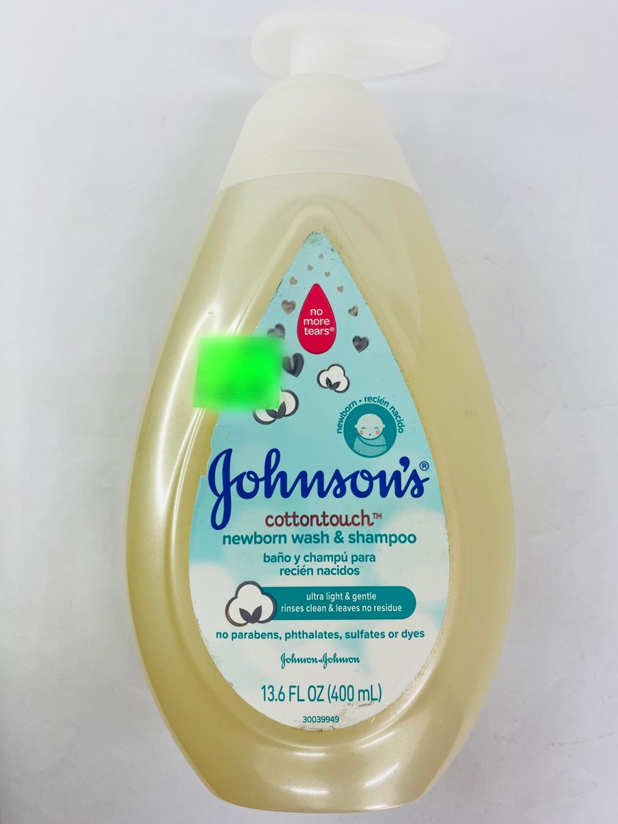 Johnson's Cottontouch Newborn Wash & Shampoo 400ml