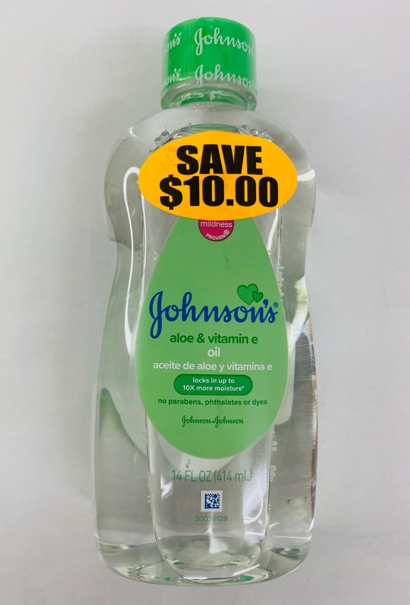 Johnson's Baby Aloe & Vitamin E Oil 414ml