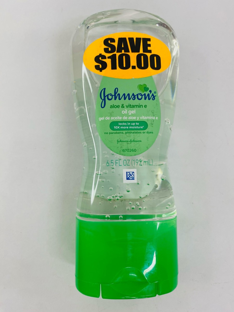 Johnson's Baby Aloe & Vitamin E Oil Gel 192ml