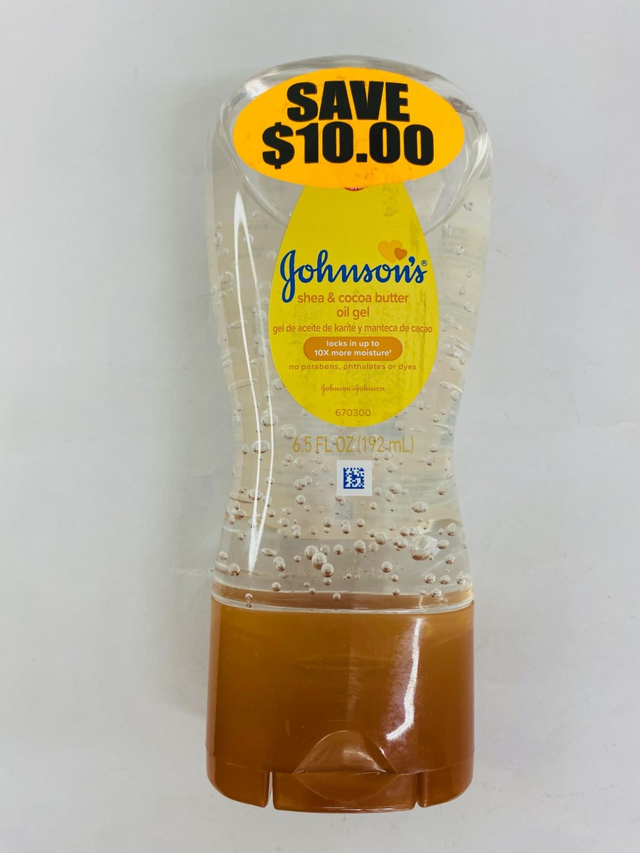 Johnson's Baby Shea & Cocoa Butter Oil Gel 192ml