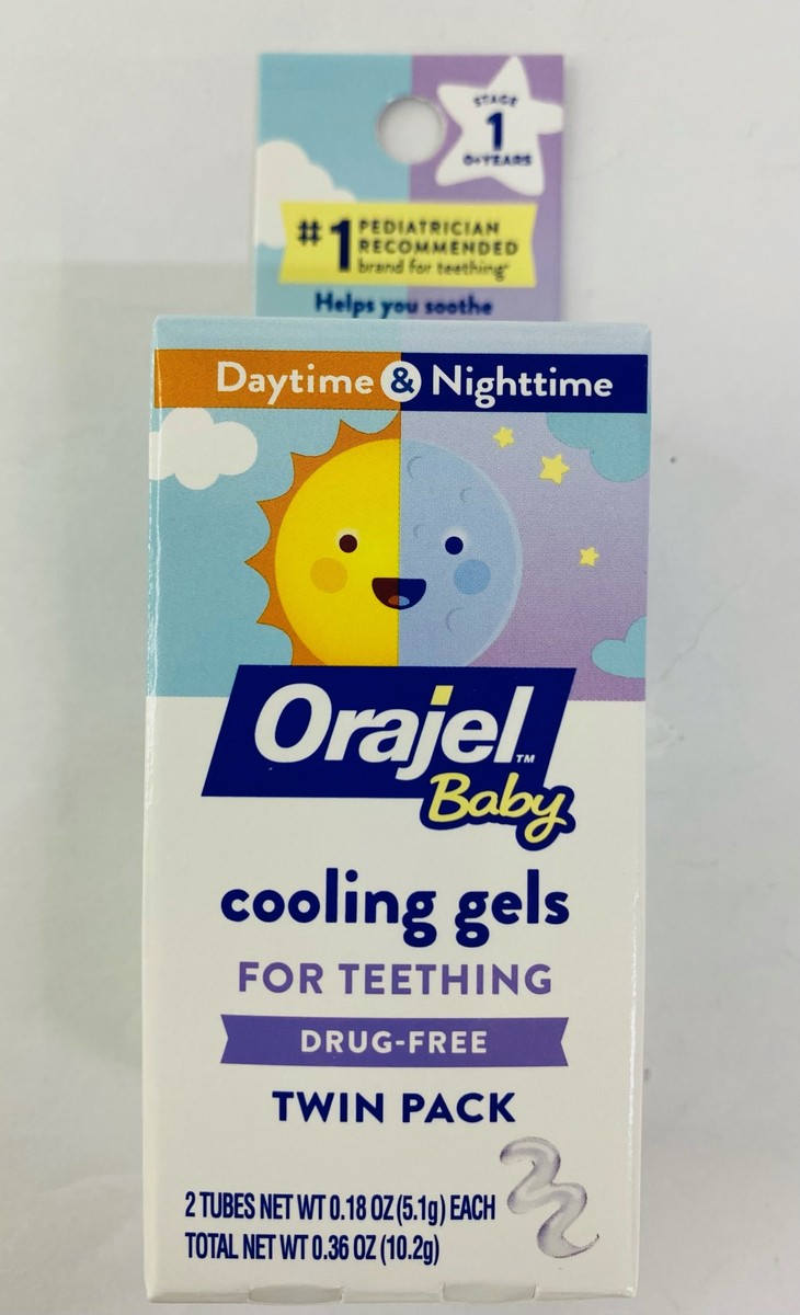 Baby Orajel Cooling Gel 2 Tubes 5.1g Each