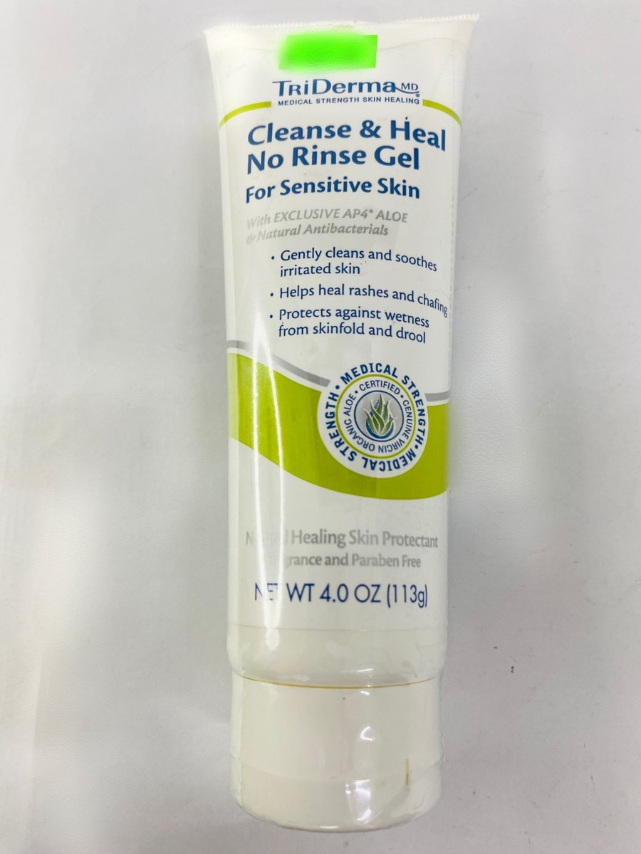 TriDerma Cleanse & Heal No Rinse Gel 113g