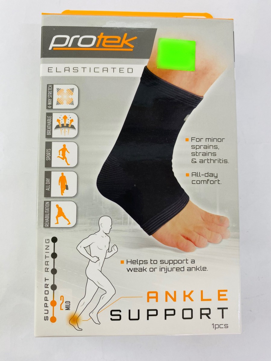 Protek Elasticated Ankle Support - L