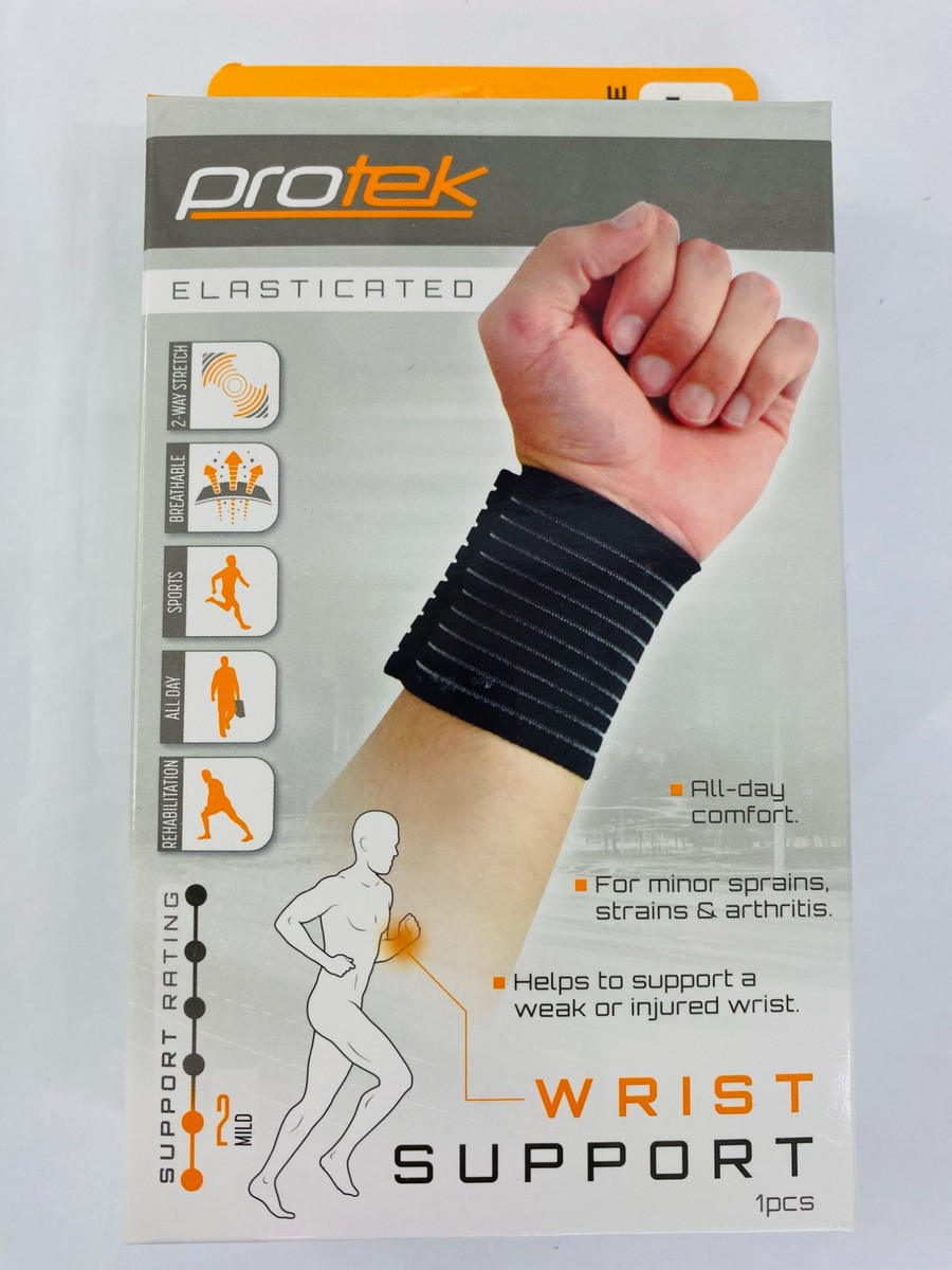 Protek Elasticated Wrist Support - L