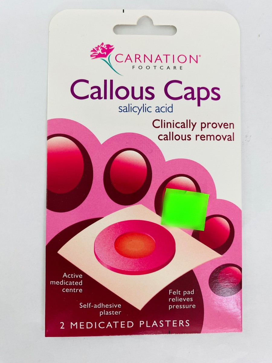 Carnation Callous Caps 2 Medicated Plasters