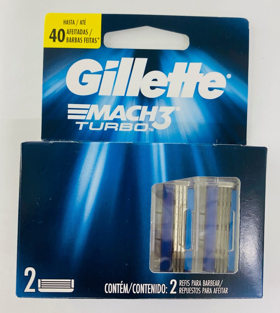 Gillette Mach 3 Turbo, 2 Refills