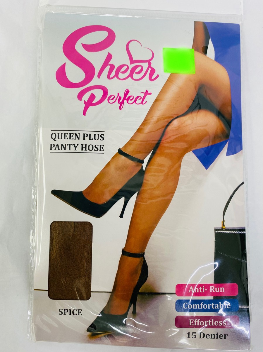 Sheer Perfect French Coffee PantyHose QueenPlus