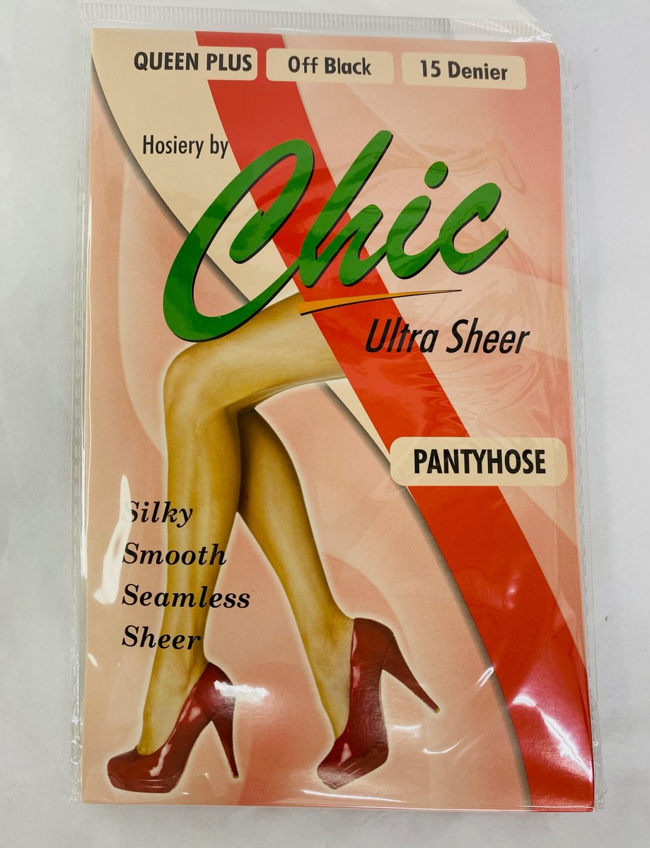 Chic Pantyhose Offblack Queenplus