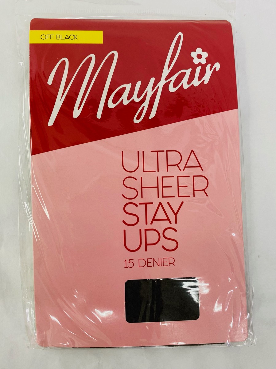 MayFair Stay Ups Off Black One Size