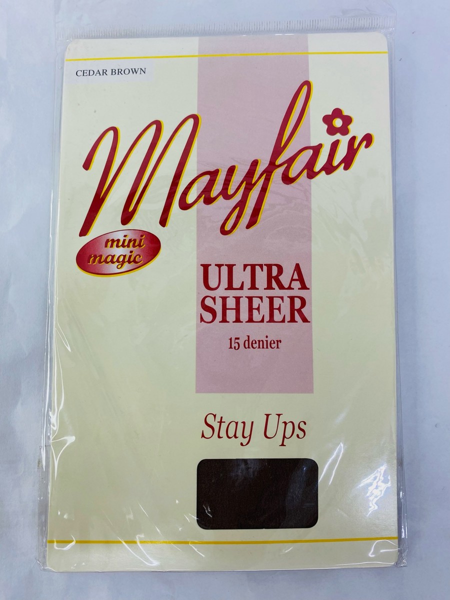 MayFair Stay Ups Cedar Brown One Size