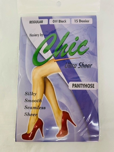 Chic Regular Off Black Pantyhose