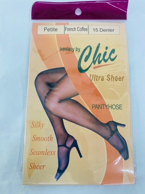 Chic Petite French Coffee Pantyhose